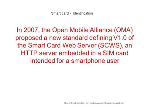 oma-smart card web server|Smartcard.